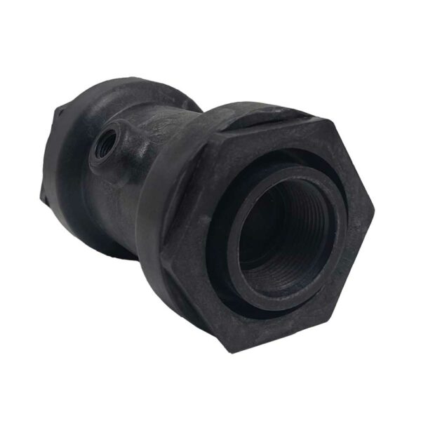 1" NPT Polypropylene Pinch Valve with Viton (V65) Sleeve