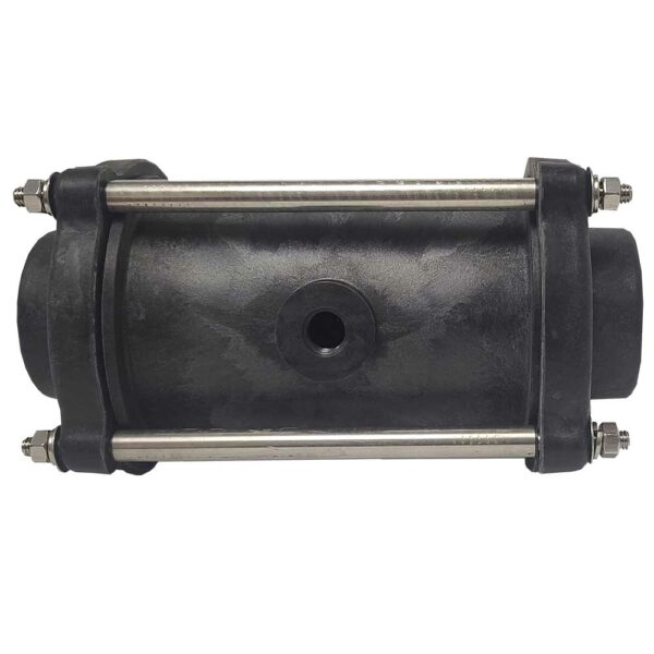 2" NPT Polypropylene Pinch Valve with Buna (B60) Sleeve - Image 2